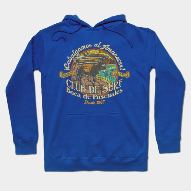 Club de Surf Boca de Pascuales 1967 Hoodie by JCD666